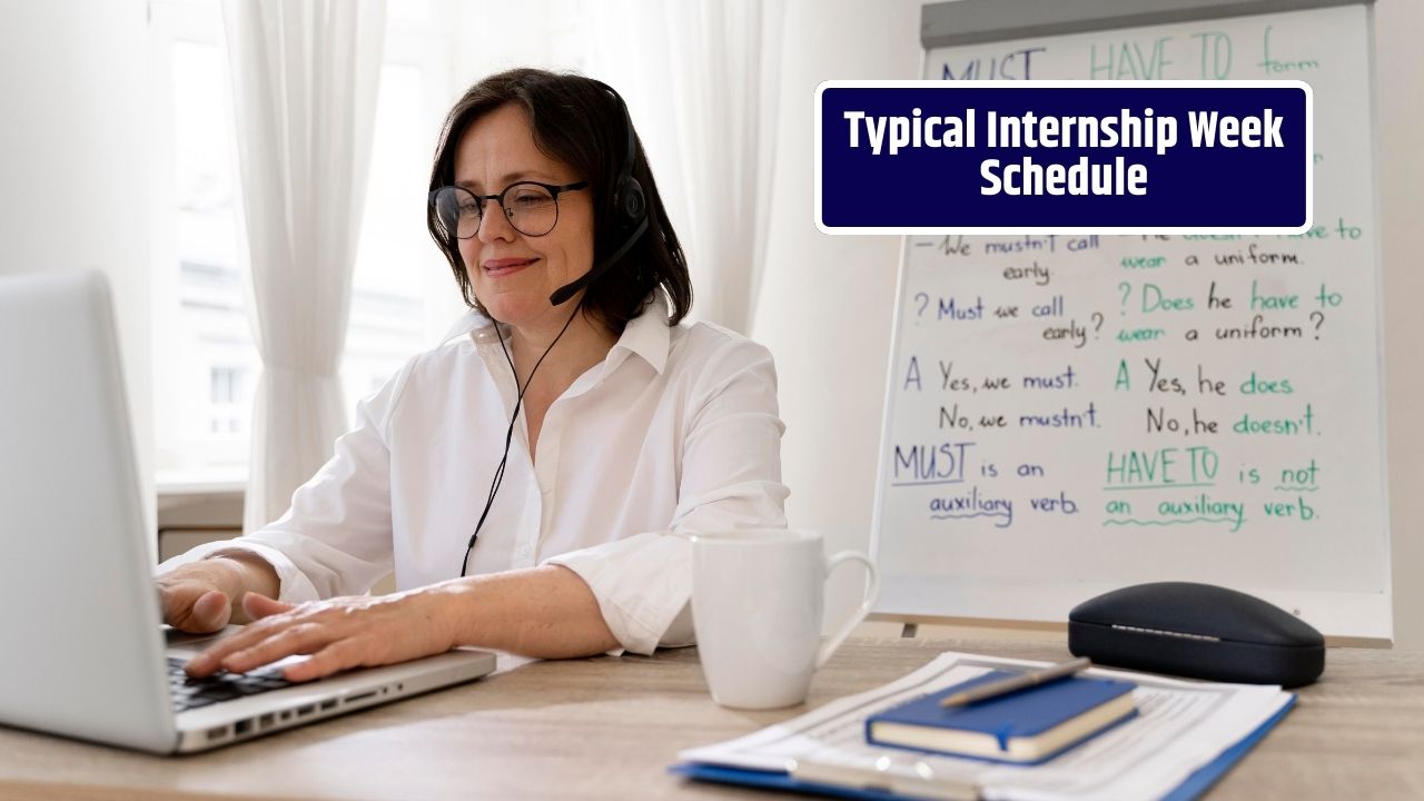 Internship Schedule What a Typical Week Looks Like